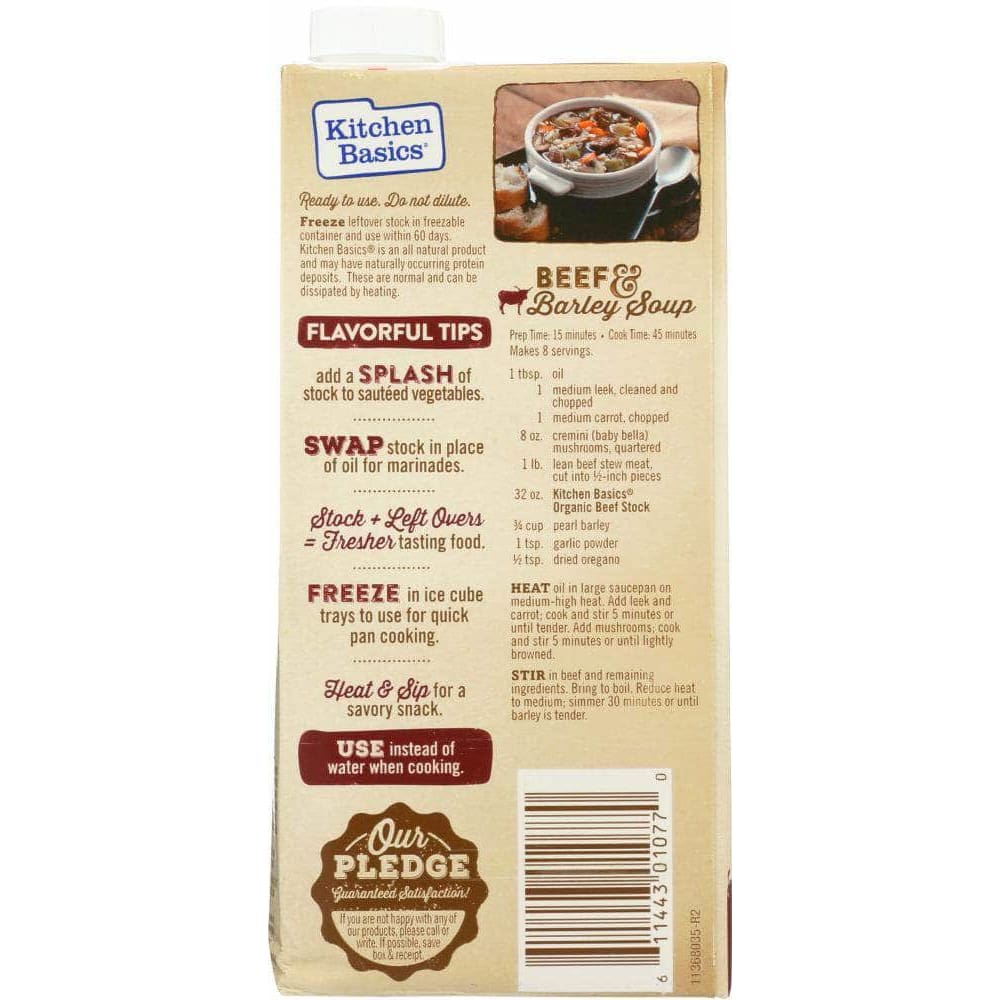 Kitchen Basics Kitchen Basics Stock Beef Organic, 32 oz