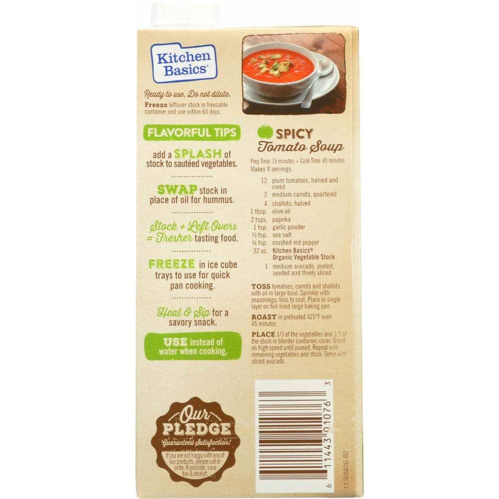 Kitchen Basics Kitchen Basics Stock Vegetable Organic, 8.25 oz