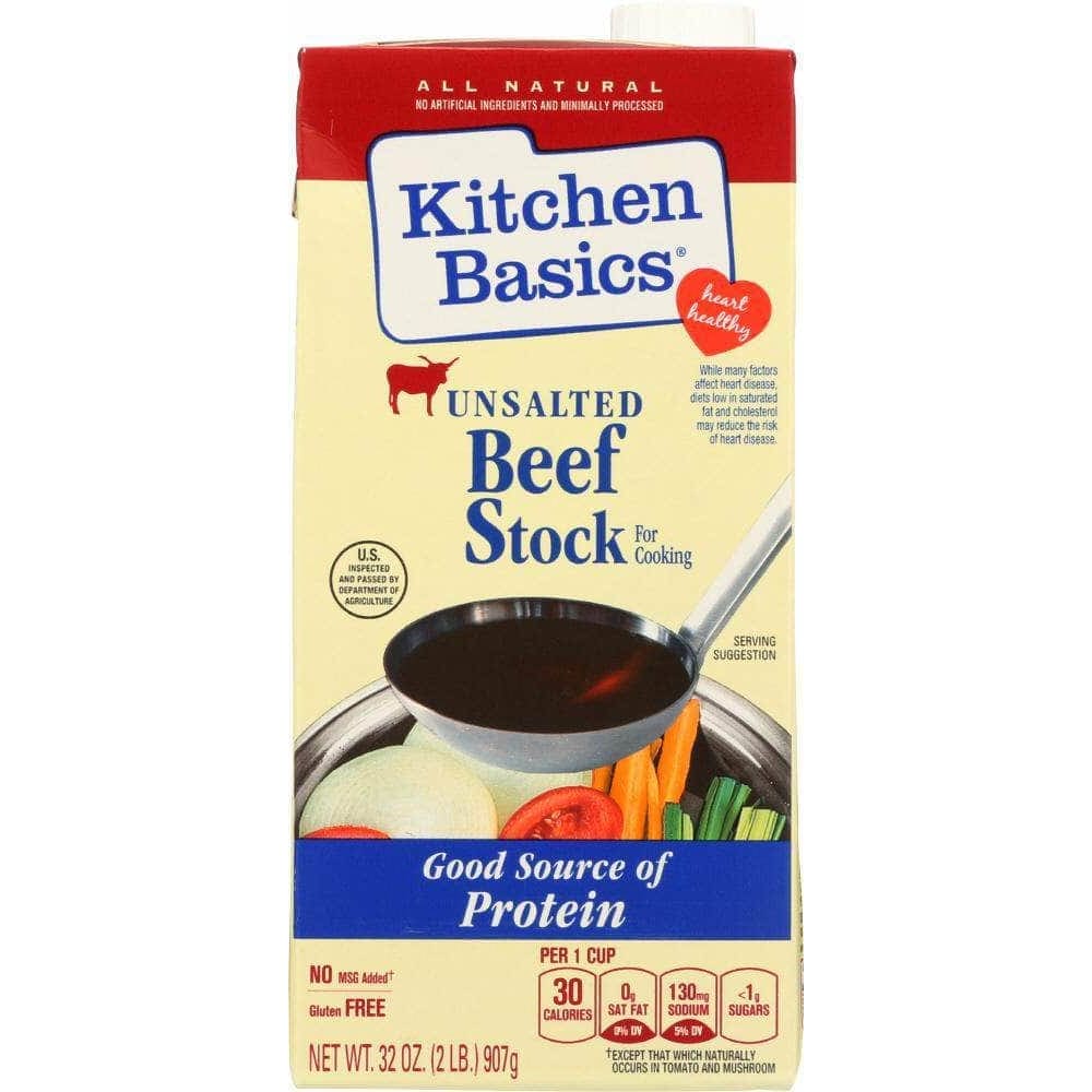 Kitchen Basics Kitchen Basics Unsalted Beef Cooking Stock, 32 oz