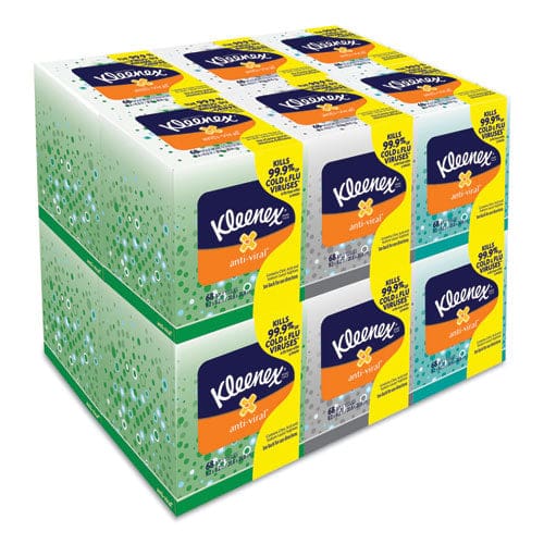 Kleenex Boutique Anti-viral Tissue 3-ply White Pop-up Box 60/box 3 Boxes/pack - Janitorial & Sanitation - Kleenex®