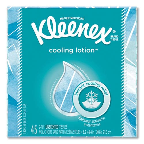 Kleenex Cool Touch Facial Tissue 2-ply White 45 Sheets/box 27 Boxes/carton - Janitorial & Sanitation - Kleenex®