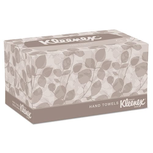 Kleenex Hand Towels Pop-up Box Cloth 1-ply 9 X 10.5 White 120/box 18 Boxes/carton - Janitorial & Sanitation - Kleenex®