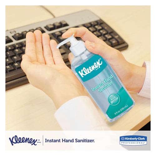 Kleenex Instant Liquid Hand Sanitizer 8 Oz Pump Bottle Sweet Citrus Scent 12/carton - Janitorial & Sanitation - Kleenex®