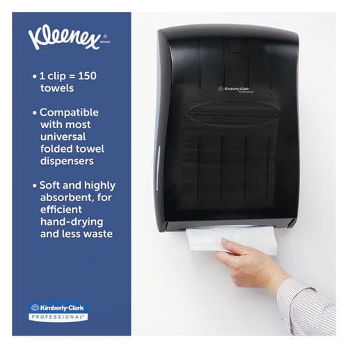 Kleenex Multi-fold Paper Towels 4 Pack Bundles 9.2 X 9.4 White 150/pack 16/carton - Janitorial & Sanitation - Kleenex®