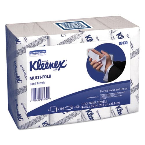 Kleenex Multi-fold Paper Towels 4 Pack Bundles 9.2 X 9.4 White 150/pack 16/carton - Janitorial & Sanitation - Kleenex®