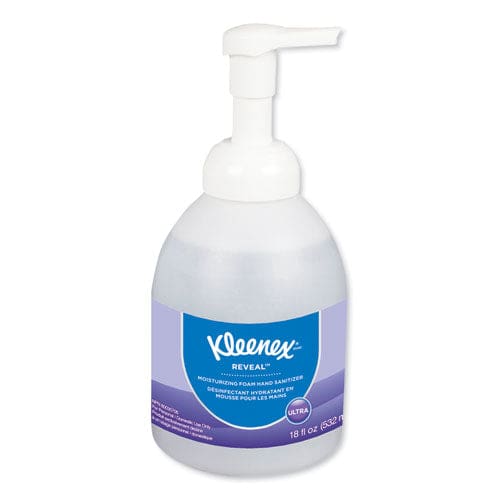 Kleenex Reveal Ultra Moisturizing Foam Hand Sanitizer 18 Oz Bottle Fragrance-free 4/carton - Janitorial & Sanitation - Kleenex®