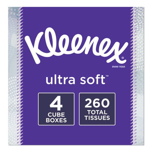 Kleenex Ultra Soft Facial Tissue 3-ply White 60 Sheets/box 4 Boxes/pack 3 Packs/carton - Janitorial & Sanitation - Kleenex®