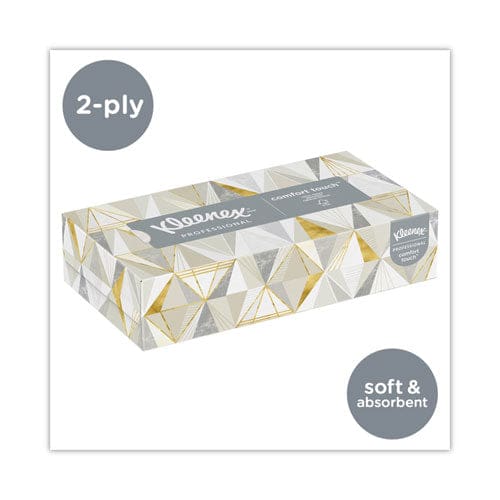 Kleenex White Facial Tissue For Business 2-ply 125 Sheets/box 12 Boxes/carton - Janitorial & Sanitation - Kleenex®