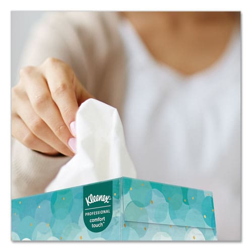 Kleenex White Facial Tissue For Business 2-ply White Pop-up Box 100 Sheets/box 36 Boxes/carton - Janitorial & Sanitation - Kleenex®