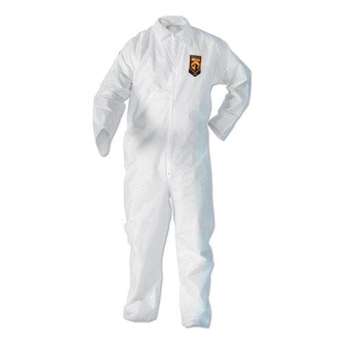 KleenGuard A20 Breathable Particle Protection Coveralls Medium Blue 24/carton - Janitorial & Sanitation - KleenGuard™