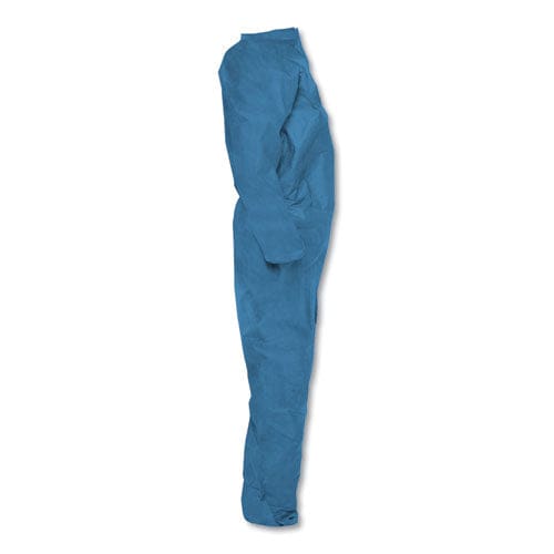 KleenGuard A20 Breathable Particle Protection Coveralls Medium Blue 24/carton - Janitorial & Sanitation - KleenGuard™