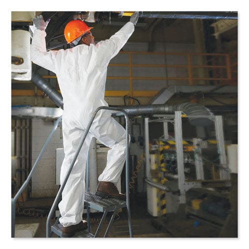 KleenGuard A20 Breathable Particle Protection Coveralls Zip Closure X-large White - Janitorial & Sanitation - KleenGuard™