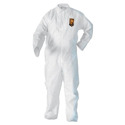 KleenGuard A20 Breathable Particle Protection Coveralls Zip Closure X-large White - Janitorial & Sanitation - KleenGuard™