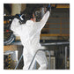 KleenGuard A30 Elastic Back And Cuff Hooded Coveralls Medium White 25/carton - Janitorial & Sanitation - KleenGuard™