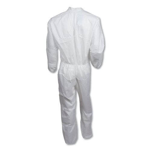 KleenGuard A30 Elastic-back Coveralls White X-large 25/carton - Janitorial & Sanitation - KleenGuard™