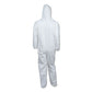 KleenGuard A40 Elastic-cuff And Ankle Hooded Coveralls 4x-large White 25/carton - Janitorial & Sanitation - KleenGuard™