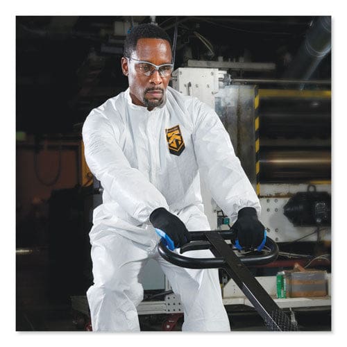 KleenGuard A40 Elastic-cuff And Ankles Coveralls 3x-large White 25/carton - Janitorial & Sanitation - KleenGuard™