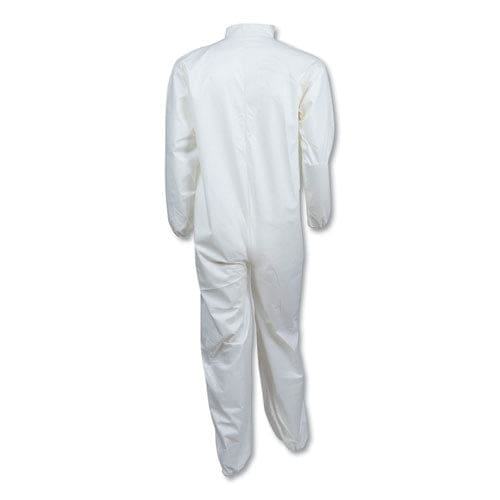 KleenGuard A40 Elastic-cuff And Ankles Coveralls 4x-large White 25/carton - Janitorial & Sanitation - KleenGuard™