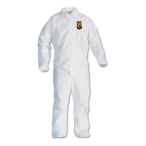 KleenGuard A40 Elastic-cuff And Ankles Coveralls 4x-large White 25/carton - Janitorial & Sanitation - KleenGuard™