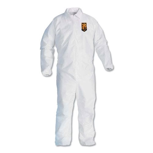 KleenGuard A40 Elastic-cuff And Ankles Coveralls White Large 25/carton - Janitorial & Sanitation - KleenGuard™