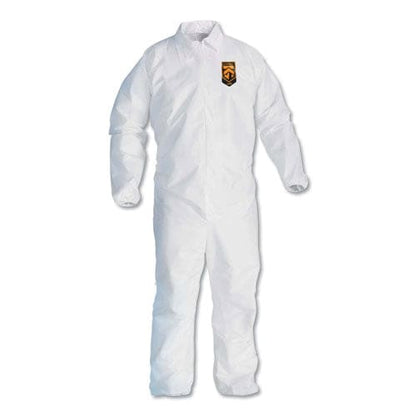 KleenGuard A40 Elastic-cuff And Ankles Coveralls White Large 25/carton - Janitorial & Sanitation - KleenGuard™