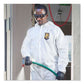 KleenGuard A40 Elastic-cuff And Ankles Hooded Coveralls X-large White 25/carton - Janitorial & Sanitation - KleenGuard™