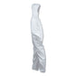 KleenGuard A40 Elastic-cuff And Ankles Hooded Coveralls X-large White 25/carton - Janitorial & Sanitation - KleenGuard™