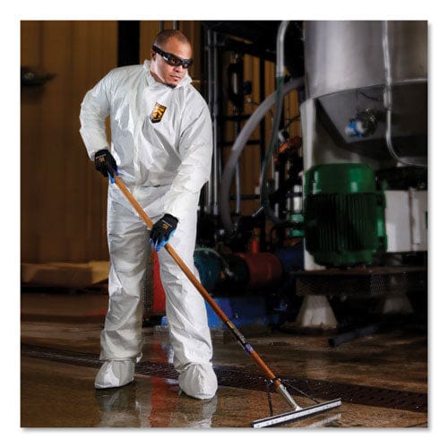 KleenGuard A40 Elastic-cuff Ankle Hood And Boot Coveralls X-large White 25/carton - Janitorial & Sanitation - KleenGuard™