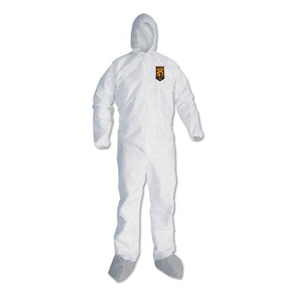 KleenGuard A45 Liquid/particle Protection Surface Prep/paint Coveralls 2x-large White 25/carton - Janitorial & Sanitation - KleenGuard™