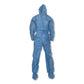 KleenGuard A60 Blood And Chemical Splash Protection Coveralls 2x-large Blue 24/carton - Janitorial & Sanitation - KleenGuard™