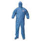 KleenGuard A60 Blood And Chemical Splash Protection Coveralls 2x-large Blue 24/carton - Janitorial & Sanitation - KleenGuard™