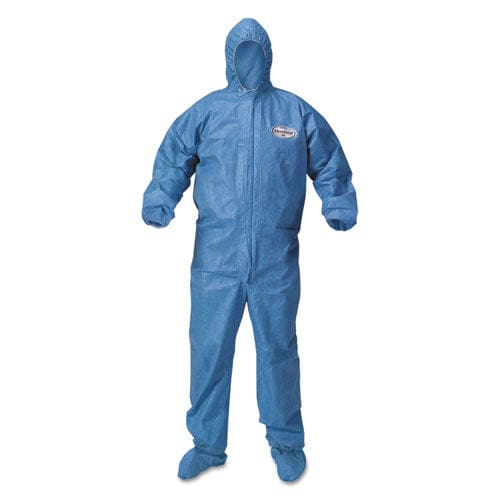 KleenGuard A60 Blood And Chemical Splash Protection Coveralls 2x-large Blue 24/carton - Janitorial & Sanitation - KleenGuard™