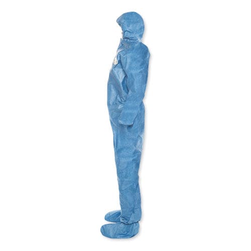 KleenGuard A60 Blood And Chemical Splash Protection Coveralls 2x-large Blue 24/carton - Janitorial & Sanitation - KleenGuard™