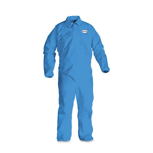 KleenGuard A60 Elastic-cuff Ankle And Back Coveralls 2x-large Blue 24/carton - Janitorial & Sanitation - KleenGuard™