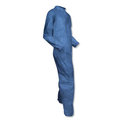 KleenGuard A60 Elastic-cuff Ankle And Back Coveralls 2x-large Blue 24/carton - Janitorial & Sanitation - KleenGuard™