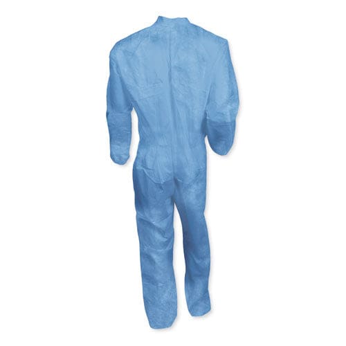 KleenGuard A60 Elastic-cuff Ankle And Back Coveralls 2x-large Blue 24/carton - Janitorial & Sanitation - KleenGuard™