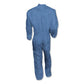 KleenGuard A60 Elastic-cuff Ankle And Back Coveralls X-large Blue 24/carton - Janitorial & Sanitation - KleenGuard™