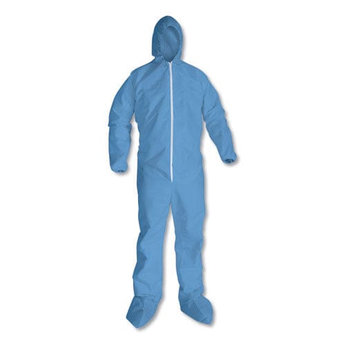 KleenGuard A65 Zipper Front Flame Resistant Coveralls Large Blue 25/carton - Janitorial & Sanitation - KleenGuard™