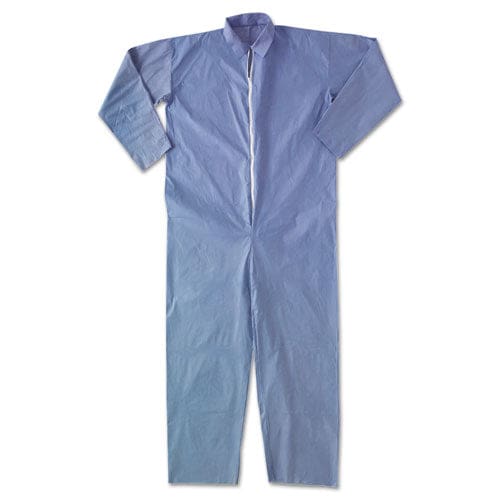 KleenGuard A65 Zipper Front Flame Resistant Coveralls Large Blue 25/carton - Janitorial & Sanitation - KleenGuard™