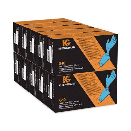 KleenGuard G10 2pro Nitrile Gloves Blue X-large 90/box - Janitorial & Sanitation - KleenGuard™