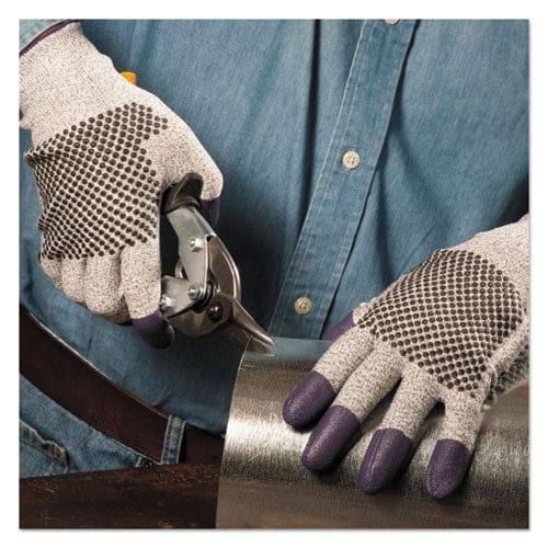 KleenGuard G60 Purple Nitrile Cut Resistant Glove 220mm Length Small/size 7 Blue/white Pair - Office - KleenGuard™