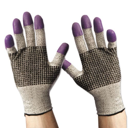 KleenGuard G60 Purple Nitrile Cut Resistant Glove 220mm Length Small/size 7 Blue/white Pair - Office - KleenGuard™