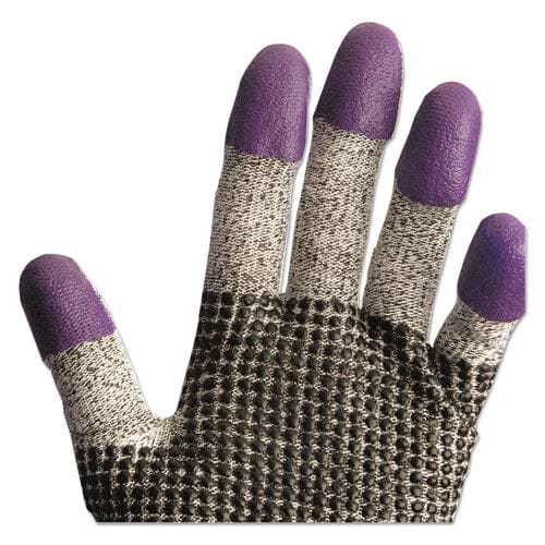 KleenGuard G60 Purple Nitrile Gloves 240mm Length Large/size 9 Black/white 12 Pairs/carton - Office - KleenGuard™