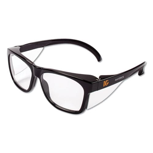 KleenGuard Maverick Safety Glasses Black Polycarbonate Frame Clear Lens 12/box - Office - KleenGuard™