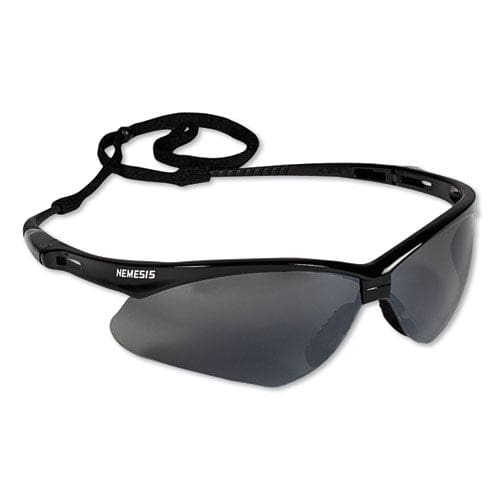 KleenGuard V30 Nemesis Safety Glasses Black Frame Smoke Lens - Office - KleenGuard™