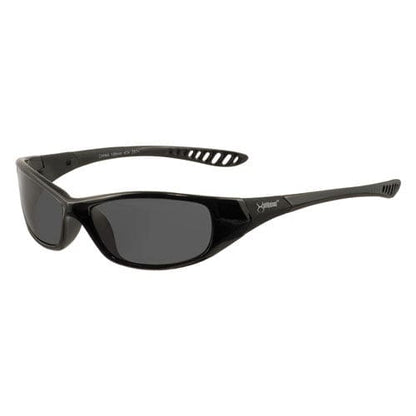 KleenGuard V40 Hellraiser Safety Glasses Black Frame Smoke Lens - Office - KleenGuard™