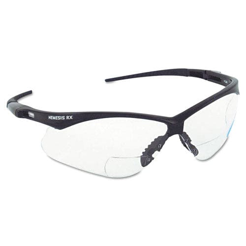 KleenGuard V60 Nemesis Rx Reader Safety Glasses Black Frame Smoke Lens +2.0 Diopter Strength - Office - KleenGuard™