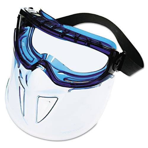 KleenGuard V90 Series Face Shield Blue Frame Clear Lens - Janitorial & Sanitation - KleenGuard™