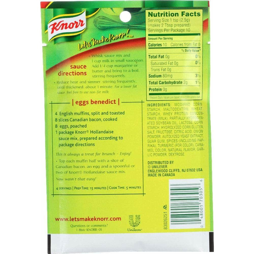 Knorr Knorr Hollandaise Sauce Mix, 0.9 Oz