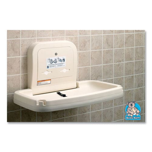 Koala Kare Horizontal Baby Changing Station 35.19 X 22.25 Cream - Janitorial & Sanitation - Koala Kare®